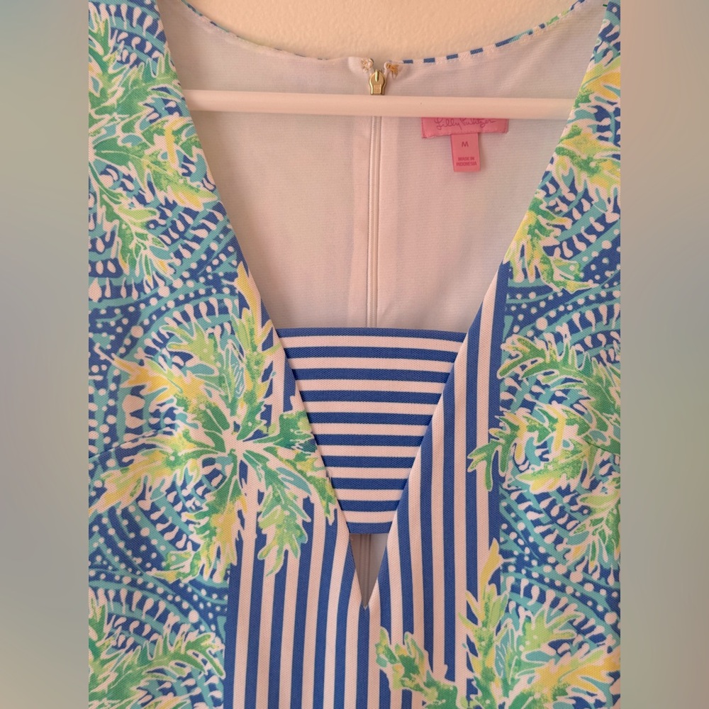 Lilly Pulitzer Chiara striped/floral shift M - Picture 5 of 10